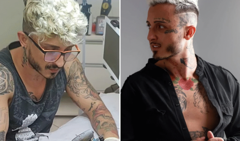Jonathan Guimarães bomba na web ao misturar erotismo, tatuagem e massagem em perfil +18 com prévia grátis